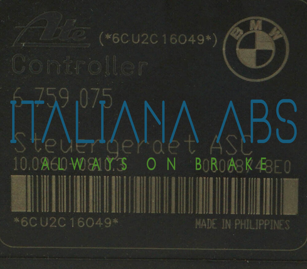 Centralina ABS BMW, codici identificativi: 6759075 10096008103 34516759073