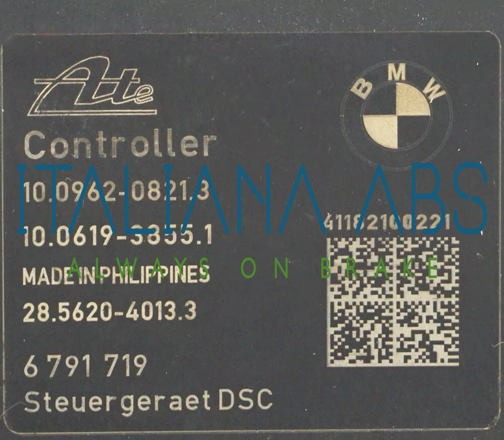 Centralina ABS BMW, codici identificativi: 6791719 10096208213 34516791718