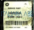 Centralina ABS CHRYSLER, codici identificativi: 68089525AA 25039925324 25092852733