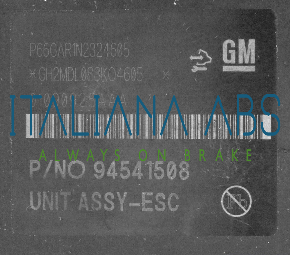 Centralina ABS CHEVROLET, codici identificativi: 688250455 94541508