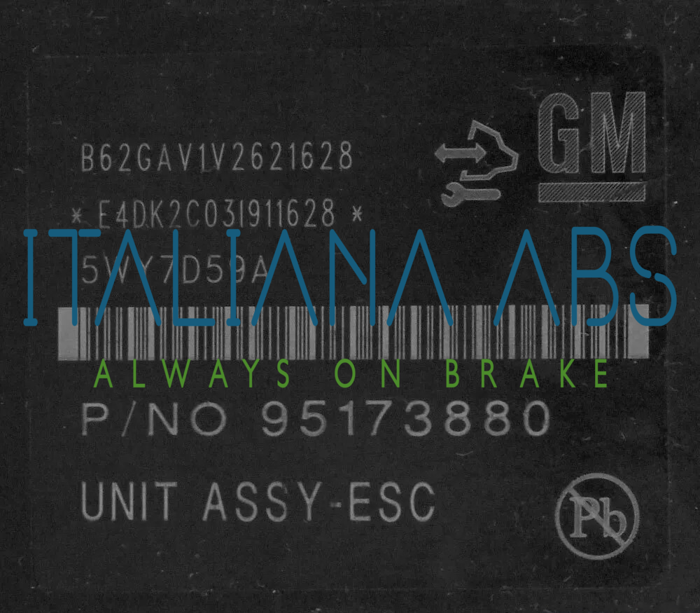Centralina ABS CHEVROLET, codici identificativi: 688250455 95173880