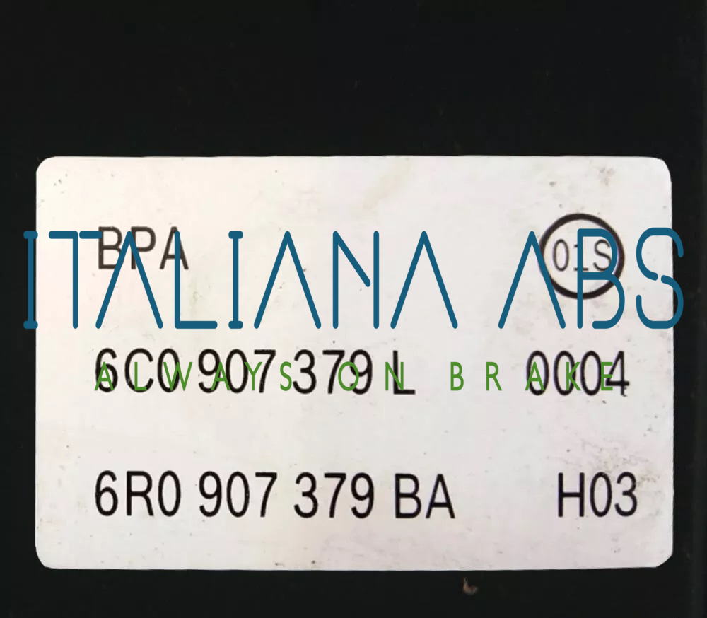 Centralina ABS VW, codici identificativi: 6C0614517L 0265956084 6C0907379L
