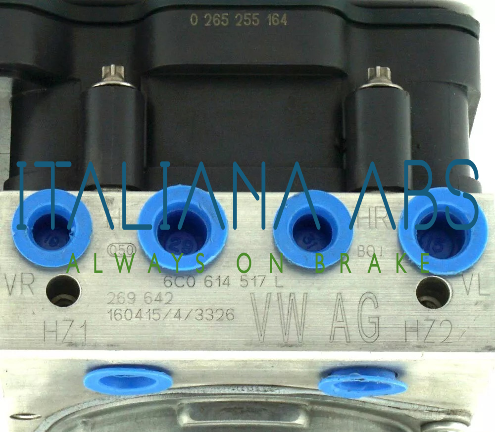 Centralina ABS VW, codici identificativi: 6C0614517L 0265956084 6C0907379L