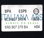 Centralina ABS VW 6C0614517N 0265256116 0265956084 6C0907379N