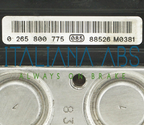 Centralina ABS VW, codici identificativi: 6Q0614117AJ 6Q0907379BC 0265800775