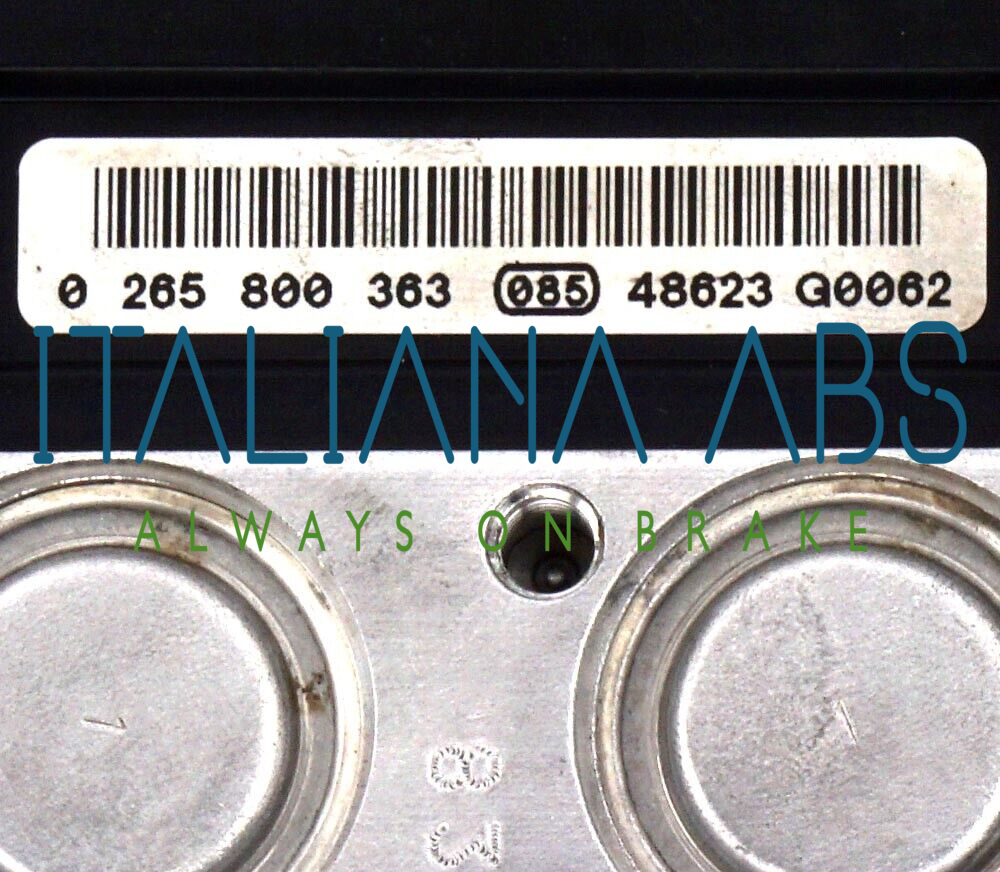 Centralina ABS SKODA, codici identificativi: 6Q0614117L 0265800363 6Q0907379R