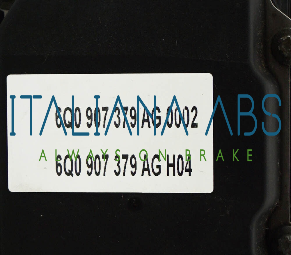 Centralina ABS AUDI, codici identificativi: 6Q0614417P 0265800512 6Q0907379AG