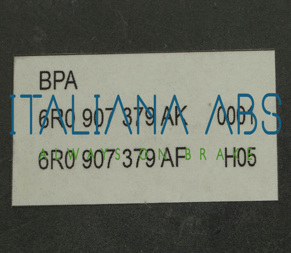 Centralina ABS VW, codici identificativi: 6R0614517AF 0265955025 6R0907379AK