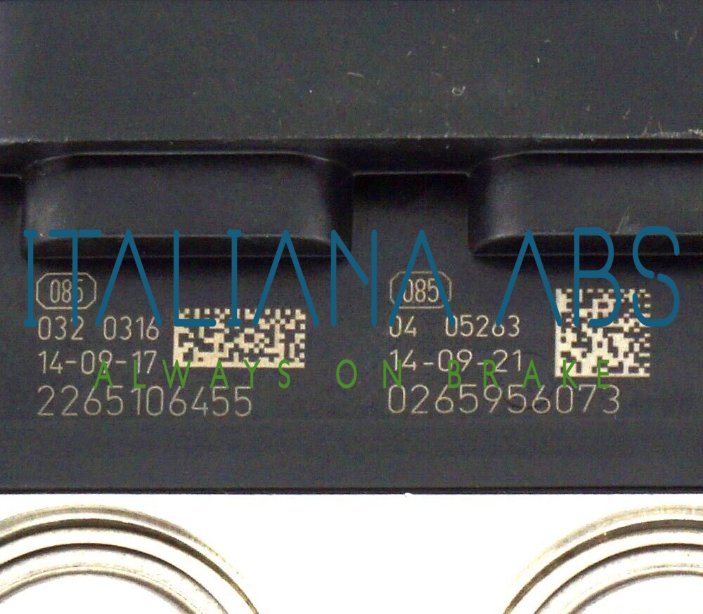 Centralina ABS VW, codici identificativi: 6R0614517BL 0265956073 6R0907379BH