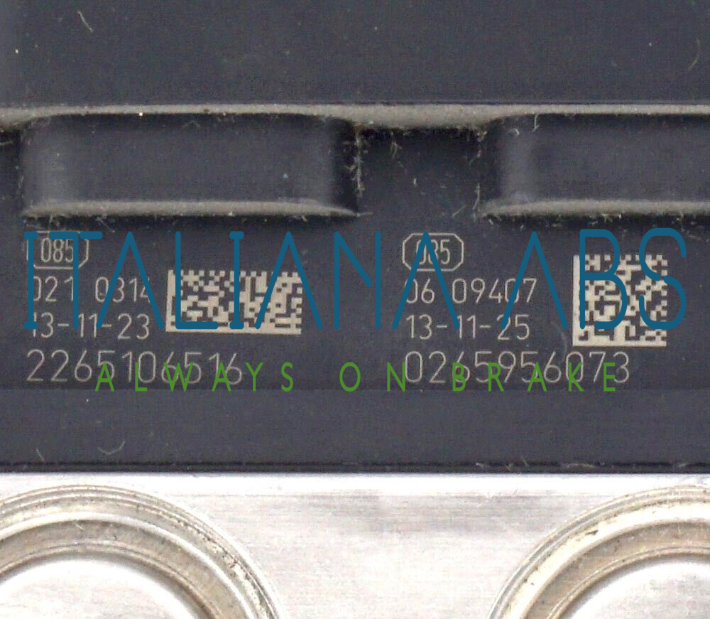 Centralina ABS VW, codici identificativi: 6R0907379AS 0265956073 6R0614517AJ