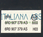 Centralina ABS VW, codici identificativi: 6R0907379AS 0265956073 6R0614517AJ