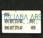 Centralina ABS VW, codici identificativi: 6R0907379BE 6R0614517BA 0265955034