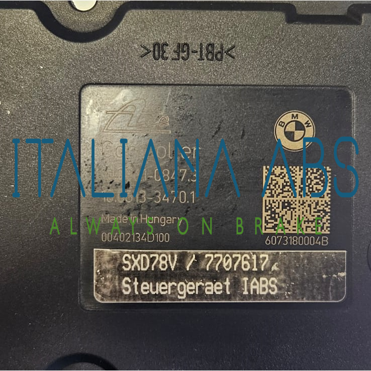 Centralina ABS BMW Motorrad, codici identificativi: 7707617 10021450034 10096108473