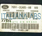 Centralina ABS FORD, codici identificativi: 7G912C405AB 16565702 54084922A