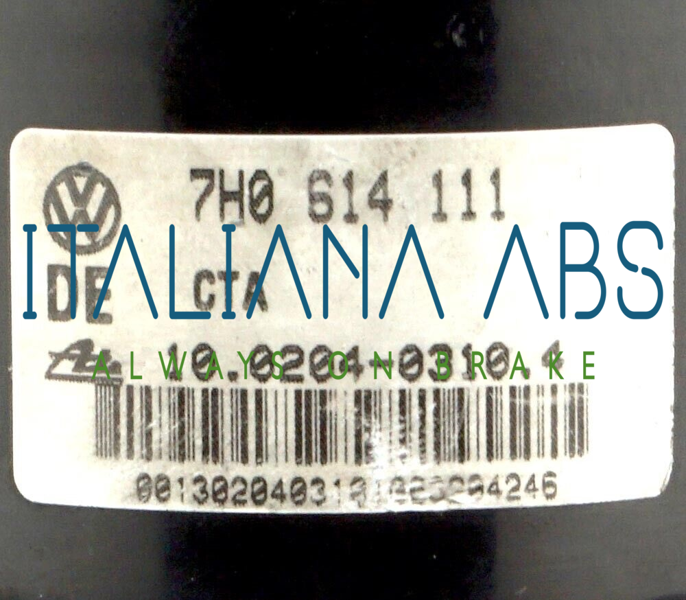 Centralina ABS VW, codici identificativi: 7H0614111 7H0907379 10092503103