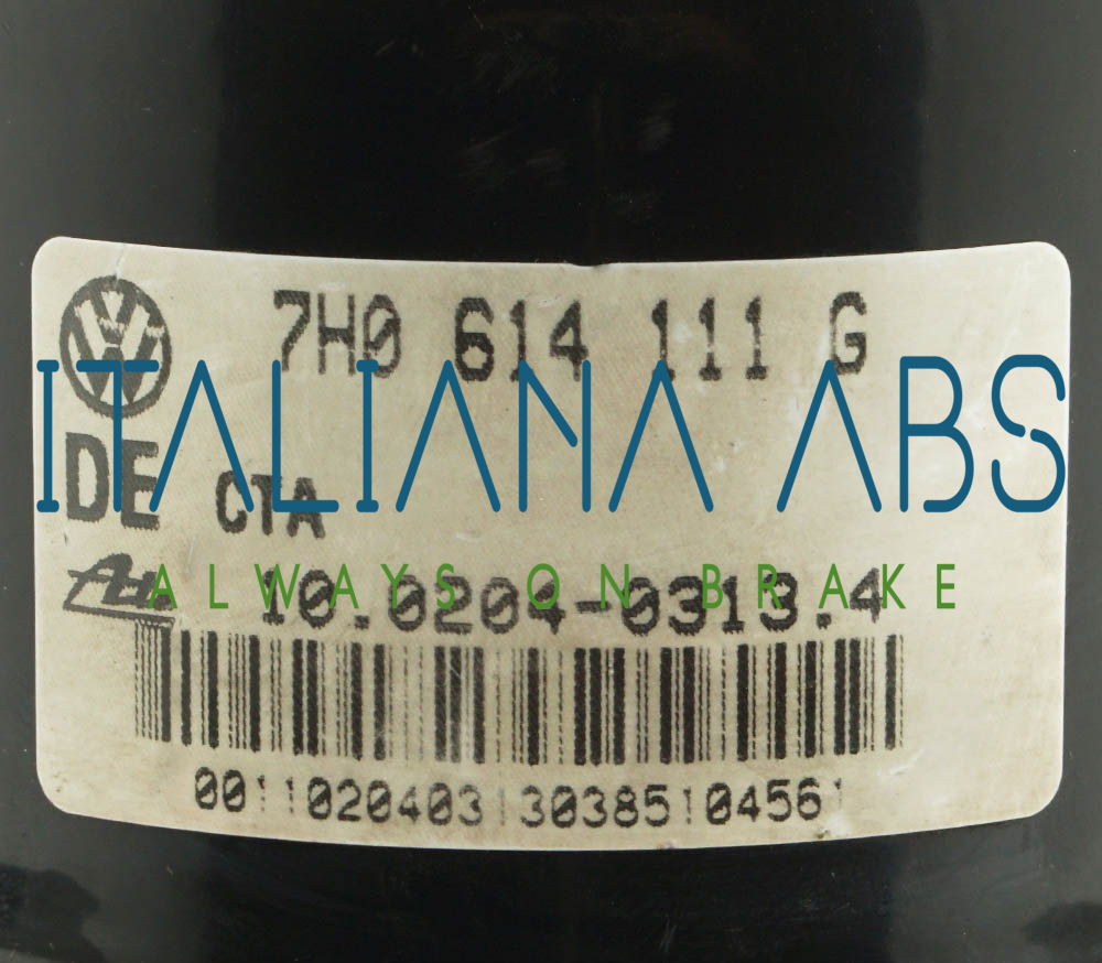 Centralina ABS VW, codici identificativi: 7H0614111G 10020403134 7H0907379G 10092503193