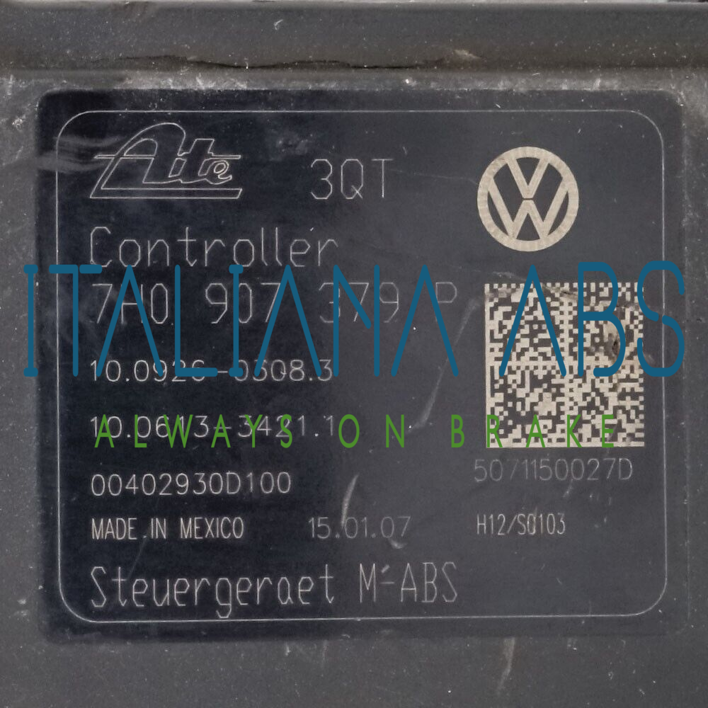 Centralina ABS VW, codici identificativi: 7H0614117 10021200094 7H0907379P