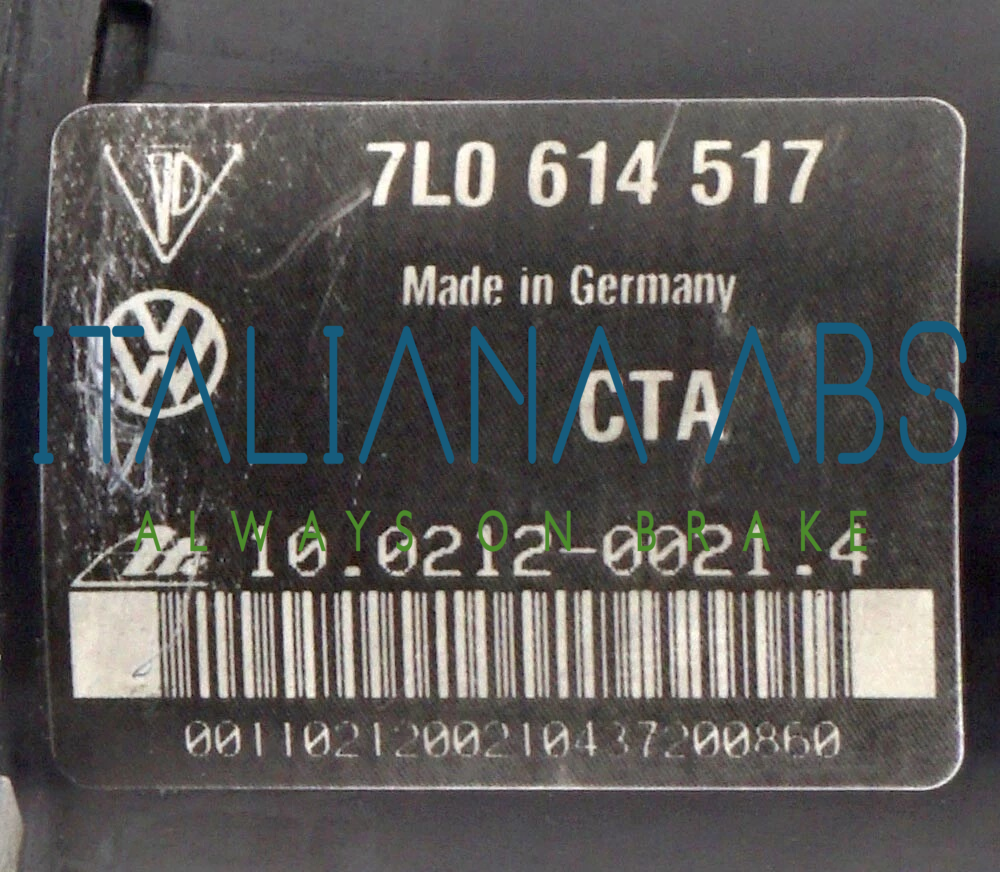 Centralina ABS VW 7L0614517 7L0907379K 10092603063