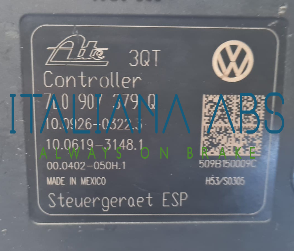 Centralina ABS PORSCHE, codici identificativi: 7L0614517D 10021203054 7L0907379Q 10092603223