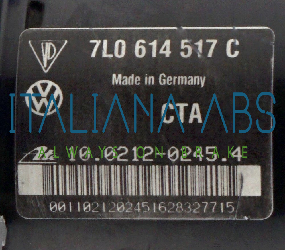 Centralina ABS PORSCHE, codici identificativi: 7L0907379P 10092603213 7L0614517C