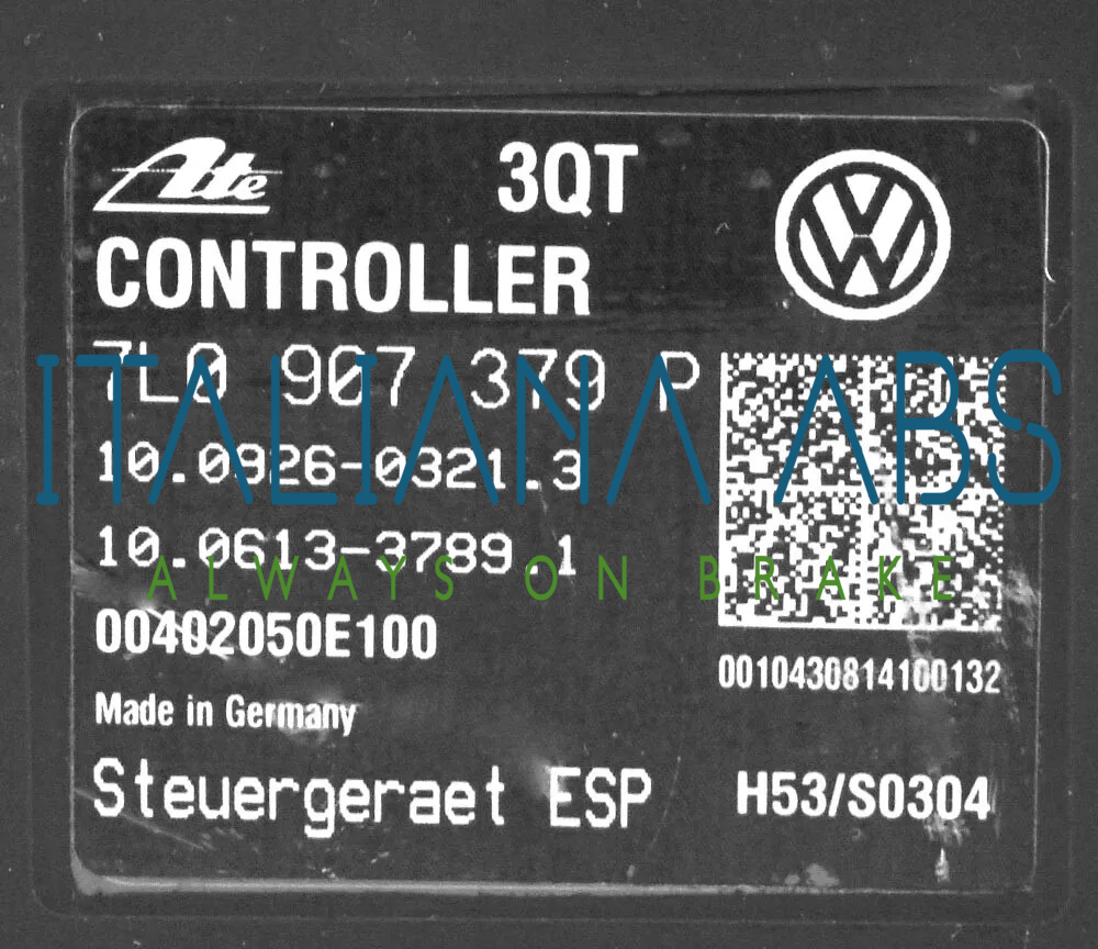 Centralina ABS PORSCHE, codici identificativi: 7L0907379P 10092603213 7L0614517C