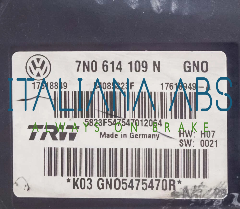 Centralina ABS VW 7N0614109N 17618849 54085823F 17618949A