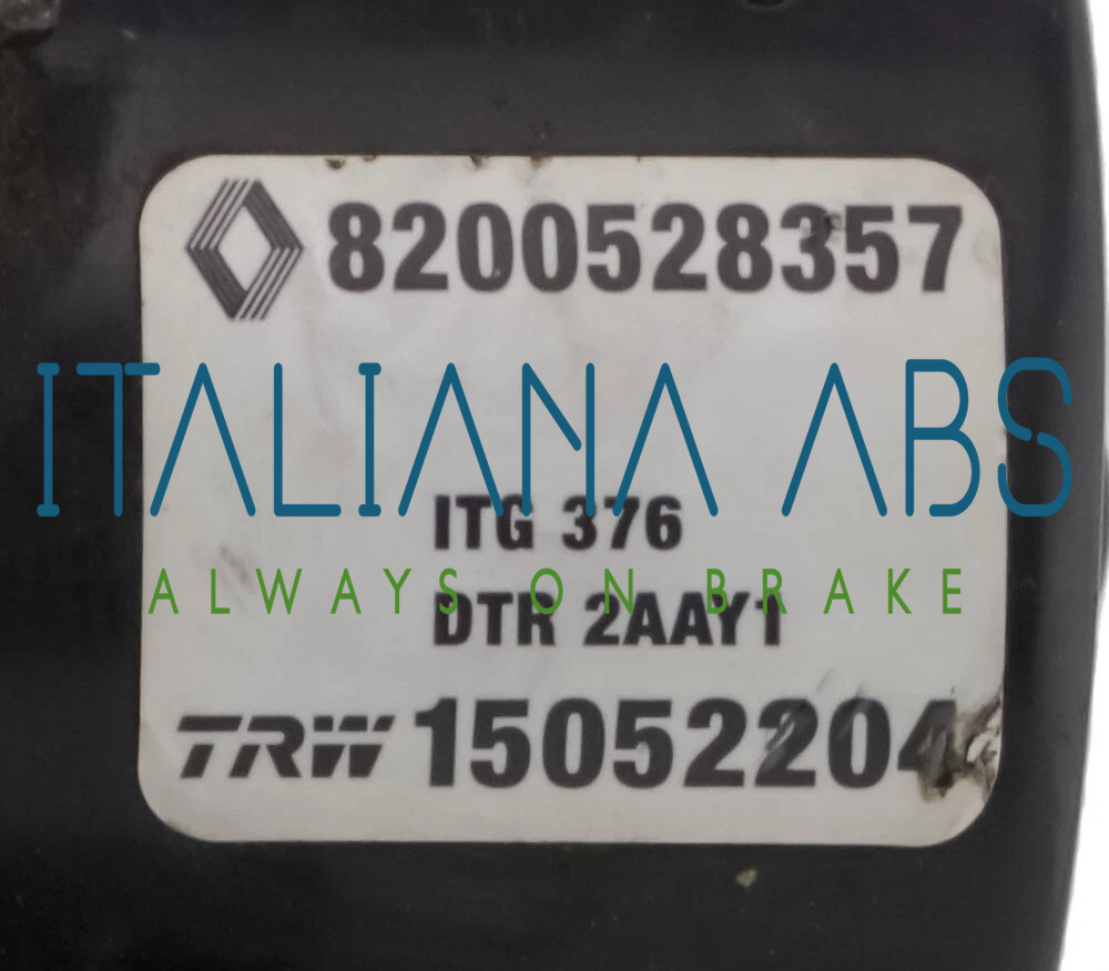 Centralina ABS RENAULT. codici identificativi: 8200528357 15052204 15113904F