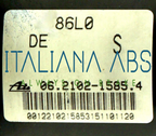Centralina ABS SUZUKI, codici identificativi: 86L0 06210215854 06210957783