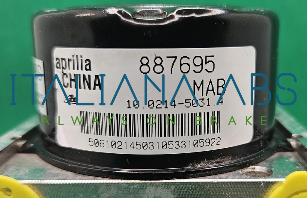 Centralina ABS Moto Guzzi, codici identificativi: 887695 10021450314 28501217003