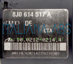 Centralina ABS AUDI, codici identificativi: 8J0614517A 10021202144 10096103233