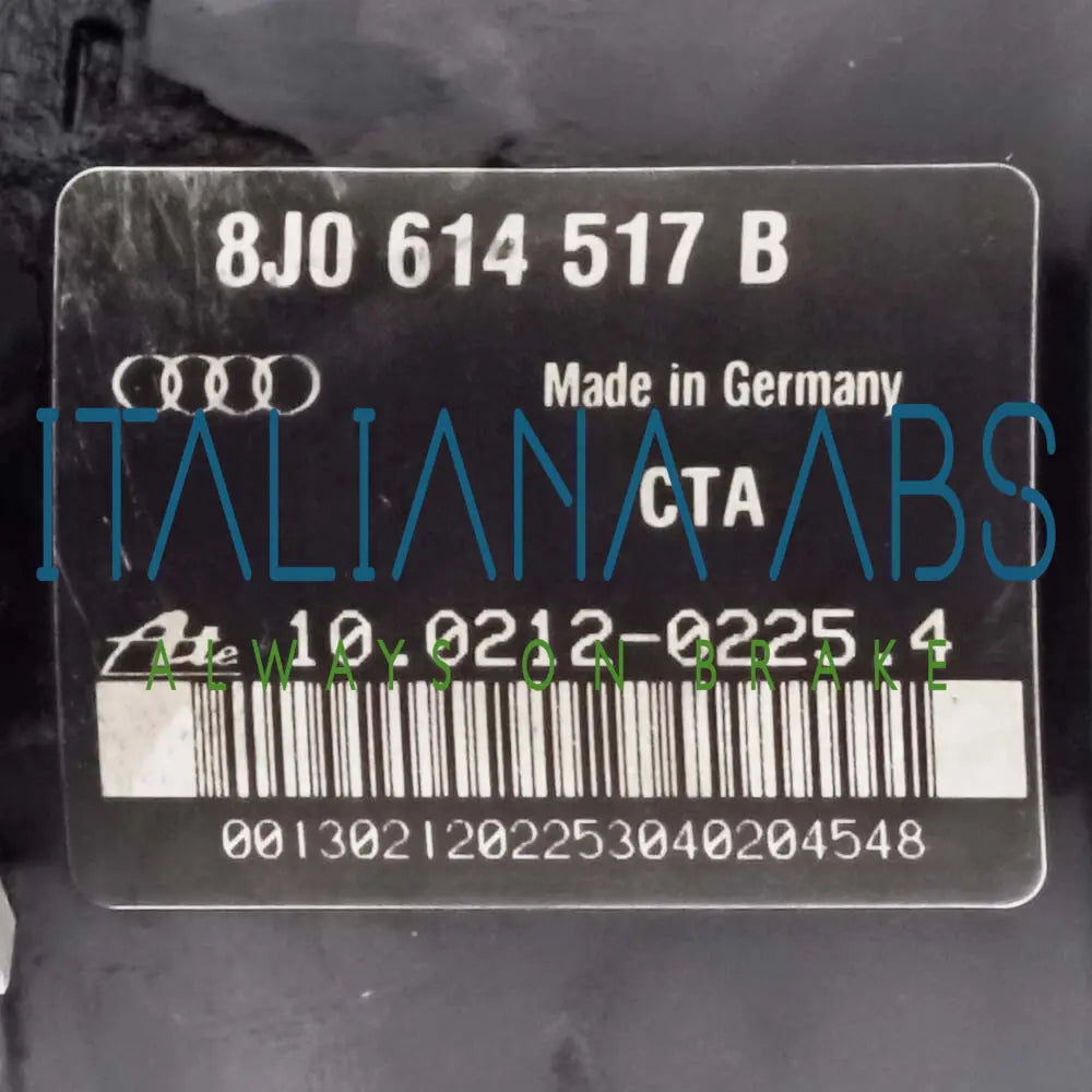 Centralina ABS AUDI, codici identificativi: 8J0614517B 10021202254 10096103253
