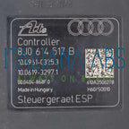 Centralina ABS AUDI, codici identificativi: 8J0614517B 10021202254 10096103253