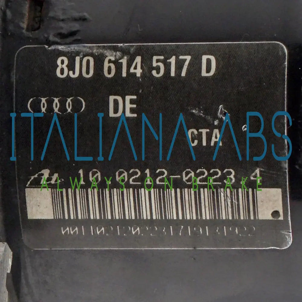Centralina ABS AUDI, codici identificativi: 8J0614517D 10021202234 10096103243