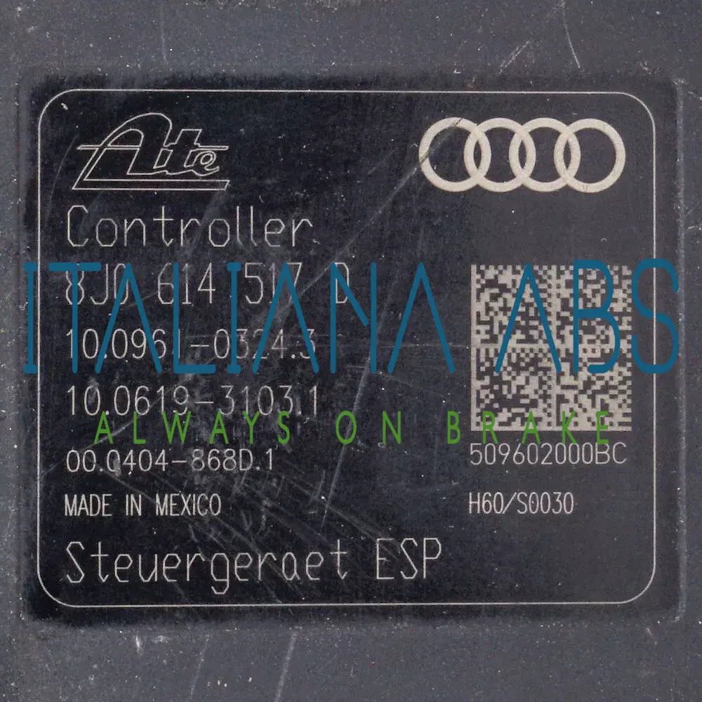 Centralina ABS AUDI, codici identificativi: 8J0614517D 10021202234 10096103243