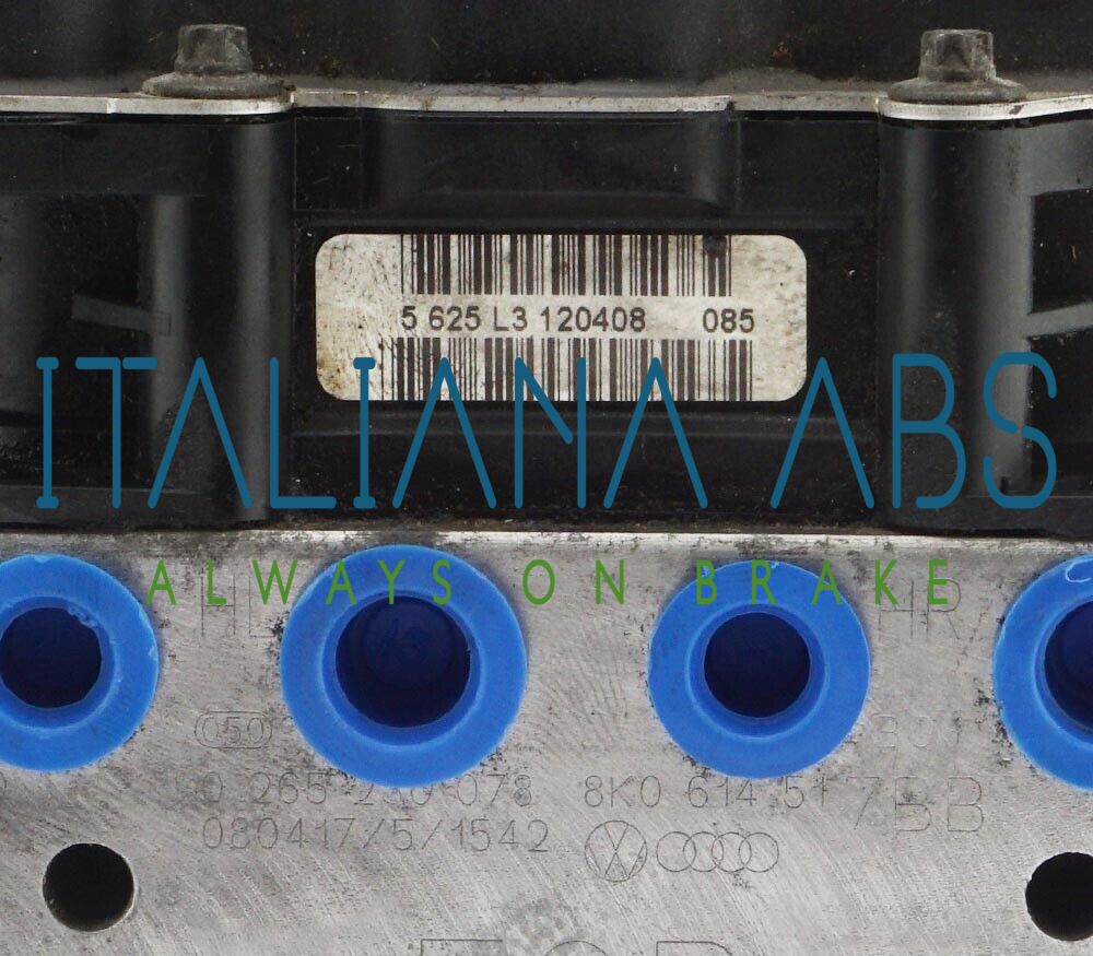 Centralina ABS AUDI, codici identificativi: 8K0614517BB 8K0907379P 0265950934