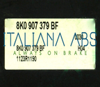 Centralina ABS AUDI, codici identificativi: 8K0614517ED 0265951539 8K0907379BF