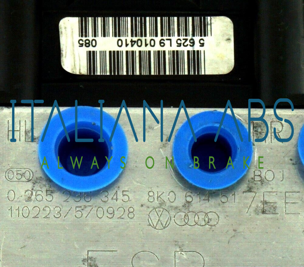 Centralina ABS AUDI, codici identificativi: 8K0614517EE 0265951538 8K0907379BG