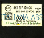 Centralina ABS AUDI, codici identificativi: 8K0907379CG 8K0614517GF 0265952064