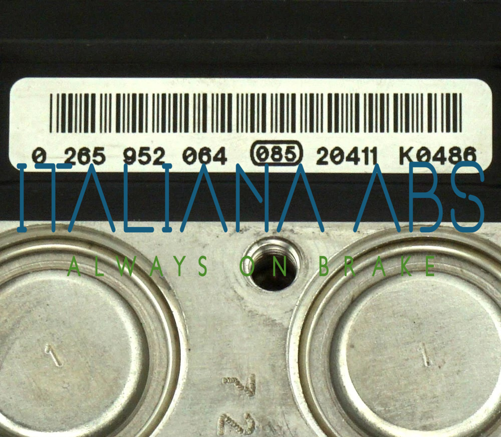 Centralina ABS AUDI, codici identificativi: 8K0907379CG 8K0614517GF 0265952064
