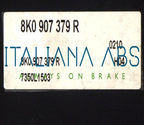 Centralina ABS AUDI, codici identificativi: 4F0614517R 4F0910517AB 02659506