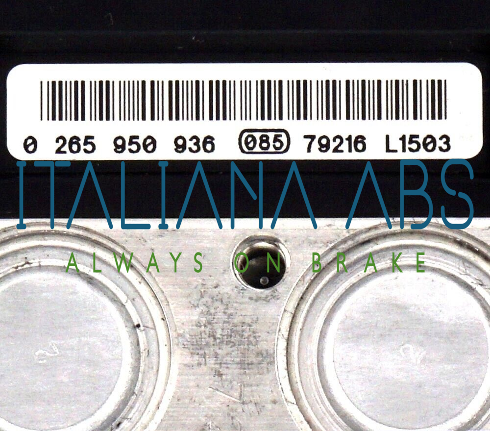 Centralina ABS AUDI, codici identificativi: 8K0907379R 8K0614517BF 0265950936