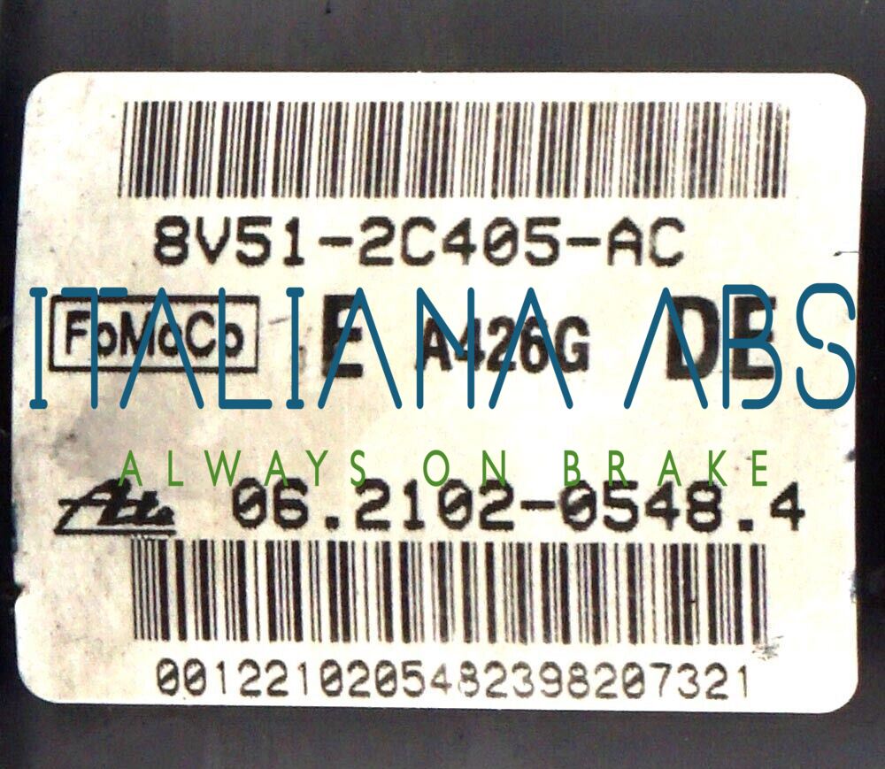 Centralina ABS FORD, codici identificativi: 8V512C405AC 06210205484 06210956193