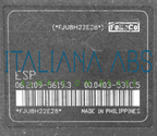 Centralina ABS FORD, codici identificativi: 8V512C405AC 06210205484 06210956193