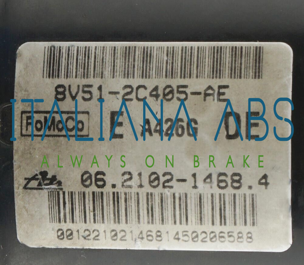Centralina ABS FORD, codici identificativi: 8V512C405AE 06210214684 06210956723