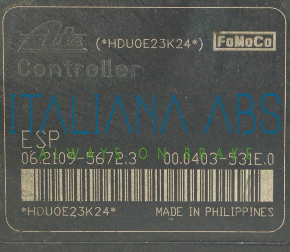 Centralina ABS FORD, codici identificativi: 8V512C405AE 06210214684 06210956723