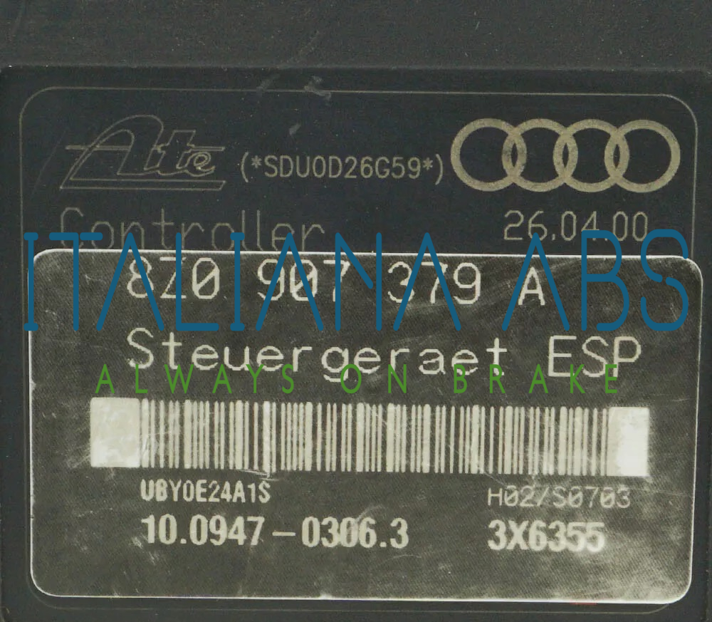Centralina ABS AUDI, codici identificativi: 8Z0614517 8Z0907379A 10094703063