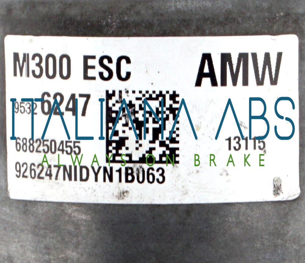 Centralina ABS CHEVROLET, codici identificativi: 95326247 688250455 M300 ESC