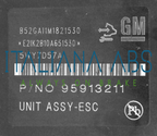 Centralina ABS CHEVROLET, codici identificativi: 95913211 688250455
