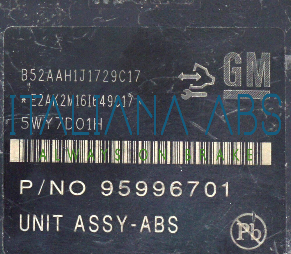 Centralina ABS CHEVROLET, codici identificativi: 95996701 688250455 95996701
