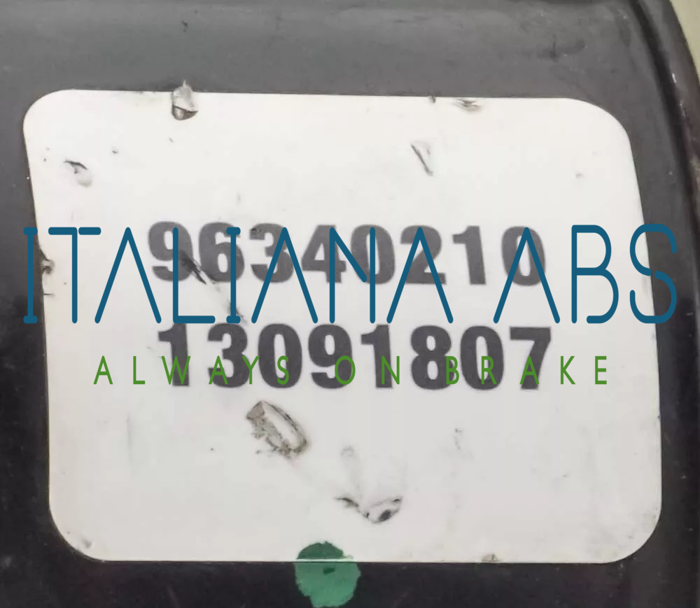 Centralina ABS CHEVROLET, codici identificativi: 96340210 13091807 S108196010